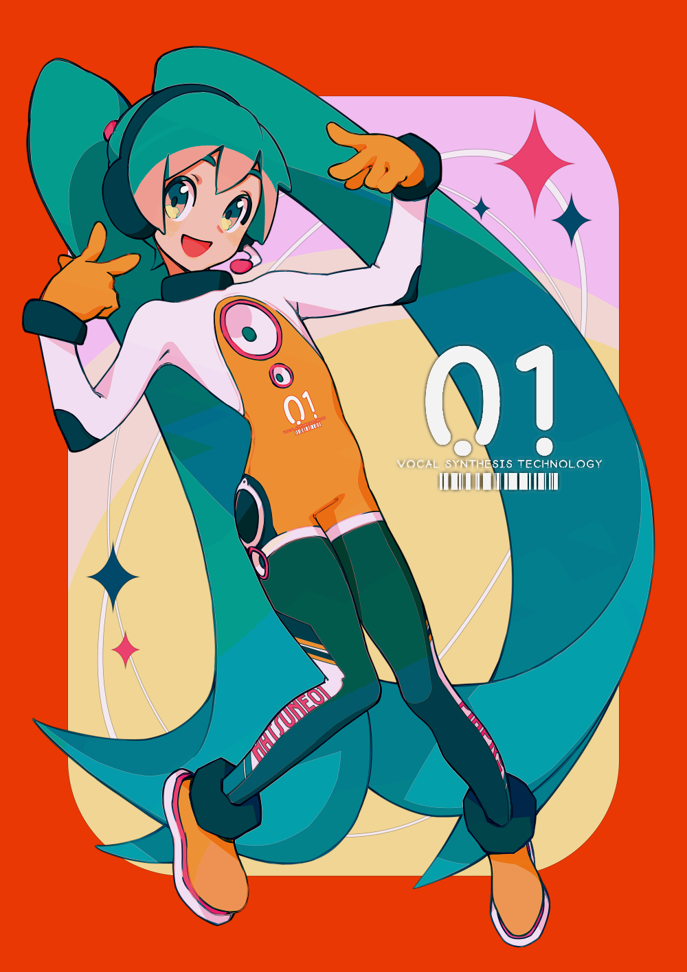 1girl, :d, absurdly_long_hair, bad_id, bad_pixiv_id, barcode, blue_eyes, blue_hair