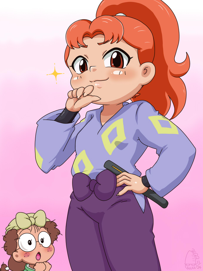 1boy, 1girl, blush, blush_stickers, breasts, crossdressing, ikayama_gesokichi, inadera_rantarou