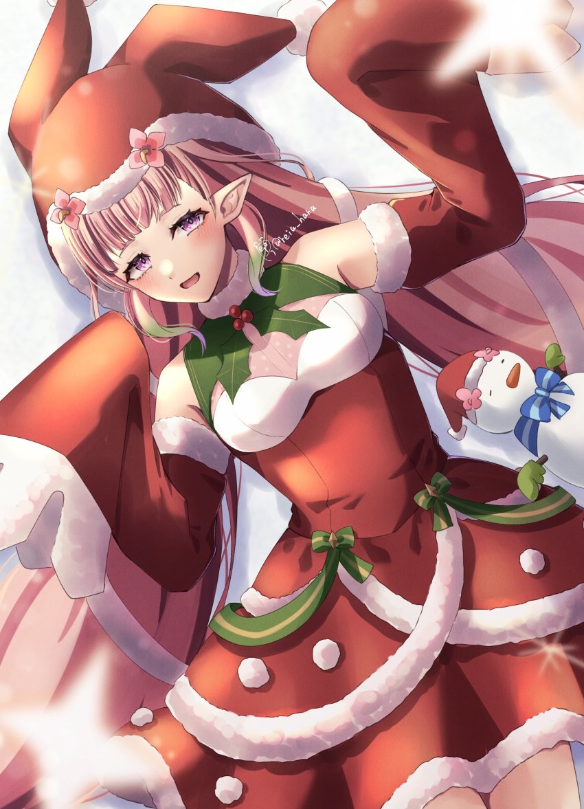 1girl, absurdres, aqua_eyes, breasts, choker, cleavage, cowboy_shot, fire_emblem