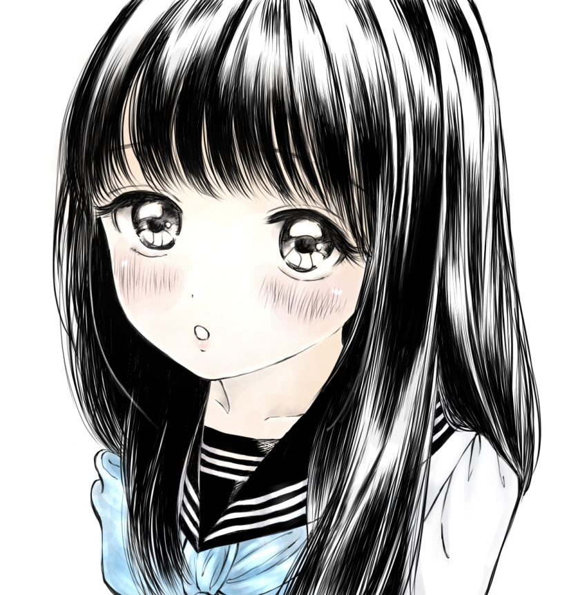 1girl, akebi-chan_no_serafuku, akebi_komichi, cohaqur, solo, tagme