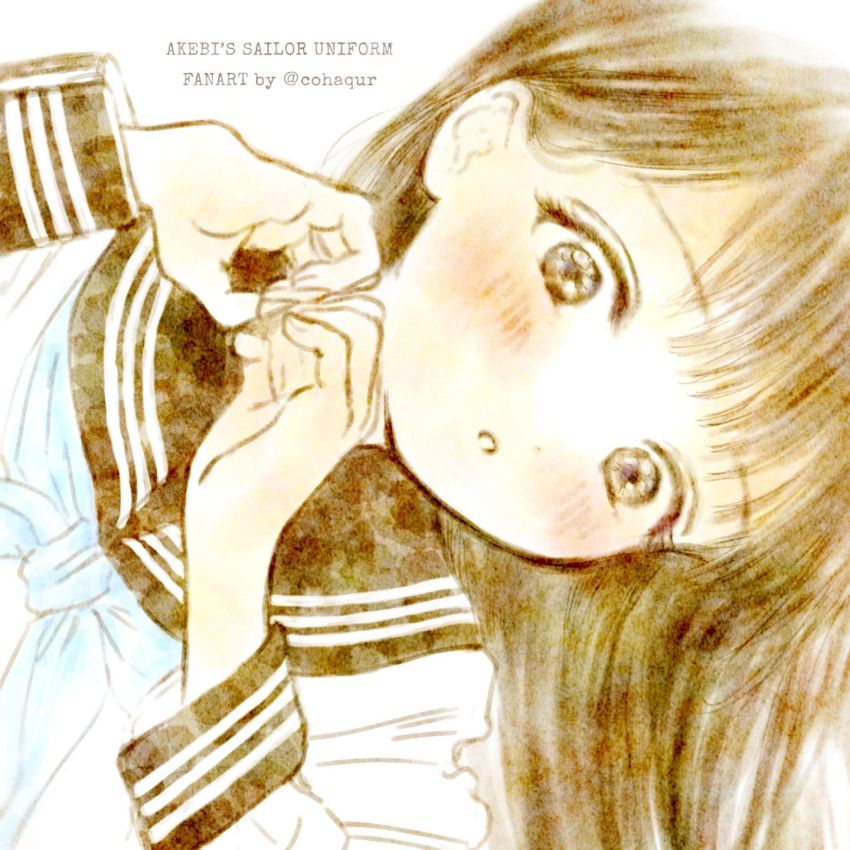 1girl, akebi-chan_no_serafuku, akebi_komichi, cohaqur, highres, solo, tagme