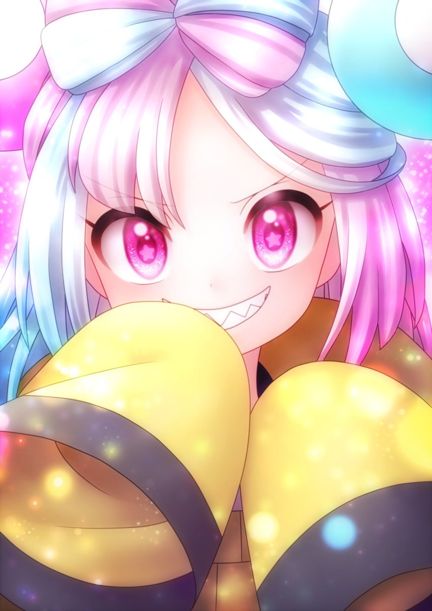 1girl, bow-shaped_hair, character_hair_ornament, hair_ornament, highres, iono_(pokemon), jacket, katsuonoeboebo