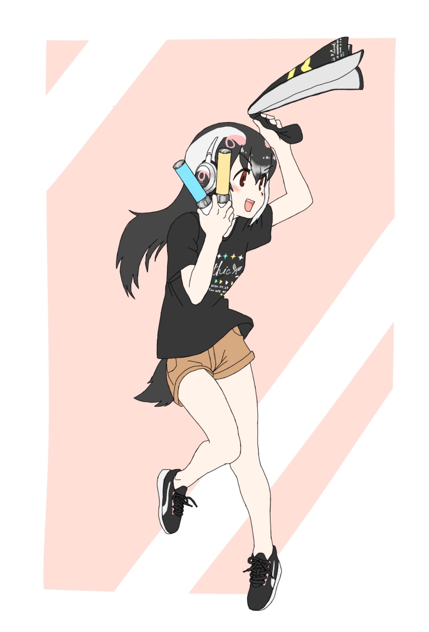 1girl, african_penguin_(kemono_friends), gothic_luck, highres, kemono_friends, kemono_friends_v_project, long_hair, makimaki_ii