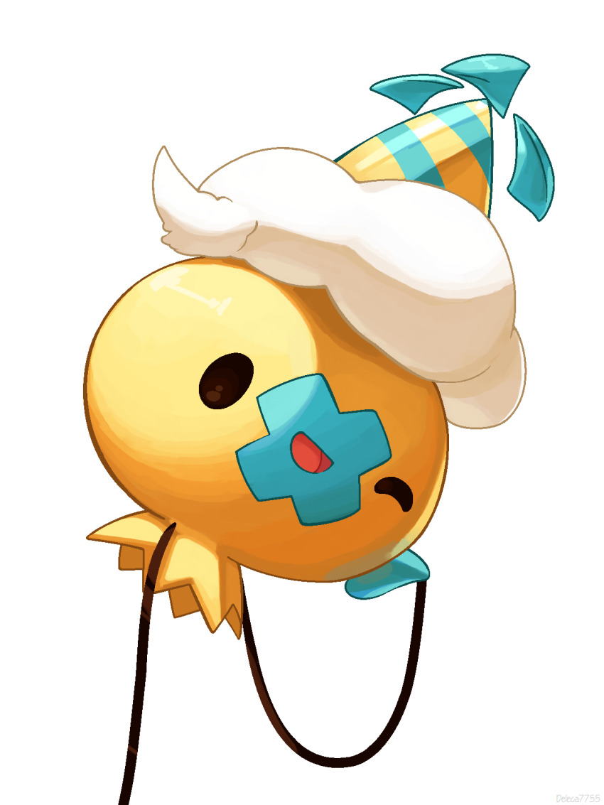 ;d, alternate_color, clothed_pokemon, commentary_request, deleca7755, drifloon, gen_4_pokemon, hat