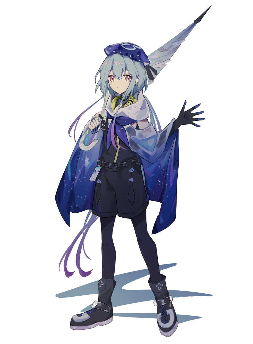 1boy, absurdres, arknights, belt, black_belt, black_boots, black_gloves, black_pantyhose