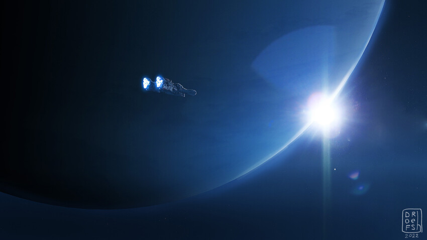 blue_theme, dofresh, highres, infinite_fleet, no_humans, official_art, planet, scenery