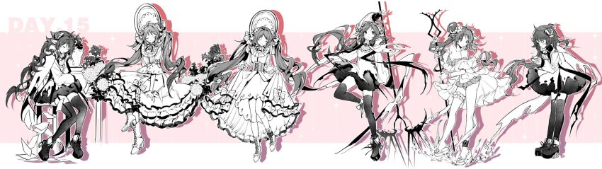 1girl, alternate_costume, alternate_hairstyle, ambience_synesthesia, animal_ears, ankle_boots, arknights, arm_support