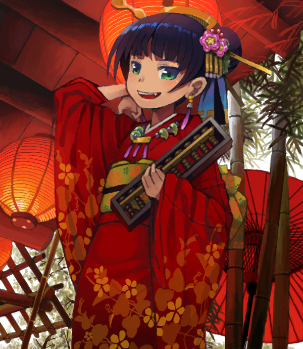 1girl, abacus, atlus, bad_drawr_id, bad_id, blue_hair, drawr, etrian_odyssey