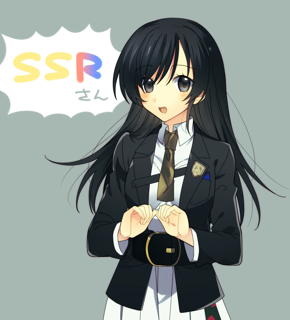 1girl, amiki_sasara, black_hair, caligula_(game), caligula_(series), lololotton, long_hair, tagme