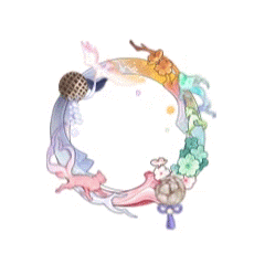 animated, animated_gif, lowres, no_humans, official_art, onmyoji, round_border, shiki_(onmyoji)