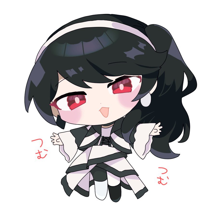 1girl, :d, asymmetrical_footwear, asymmetrical_legwear, black_footwear, boots, breasts, chibi