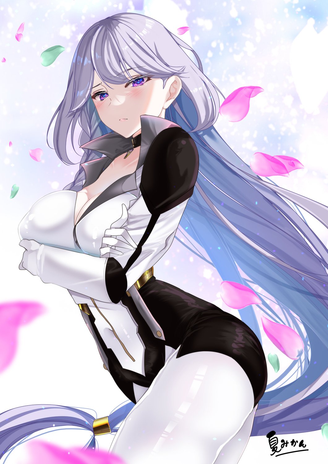 1girl, alternate_costume, artist_name, biker_clothes, bikesuit, blush, bodysuit, breasts