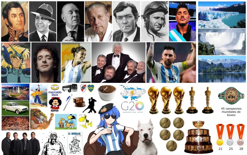 2022_fifa_world_cup, 3girls, 6+boys, absurdres, academy_award_of_merit, the_academy_awards, animal, argentina, argentine_(nationality), argentinian_flag, argentinian_flag_print, award, belt, beret, black_shorts, blue_hair, blue_shirt, breasts, cepheus_albiore, championship_belt, check_commentary, closed_mouth, commentary_request, congratulations, couch, dog, fifa_world_cup_trophy, flag_print, gustavo_cerati, hat, highres, hinanawi_tenshi, holding, holding_mate, hollywood, lionel_messi, long_hair, mafalda, mafalda_(series), mate, medal, meme, multiple_boys, multiple_girls, on_couch, peach_hat_ornament, photo-referenced, photo_(medium), rakkidei, real_life, saint_seiya, shirt, shorts, sidelocks, simple_background, sitting, small_breasts, smile, soccer_uniform, spanish_commentary, spanish_text, sportswear, striped_clothes, striped_shirt, sunglasses, touhou, trophy, vertical-striped_clothes, vertical-striped_shirt, white_shirt, world_cup