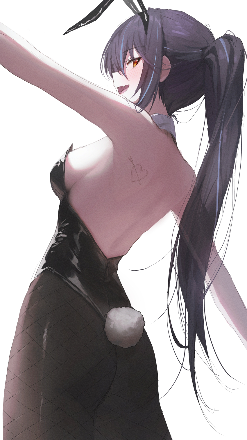 1girl, absurdres, ass, bad_id, bad_pixiv_id, bad_twitter_id, black_leotard, breasts