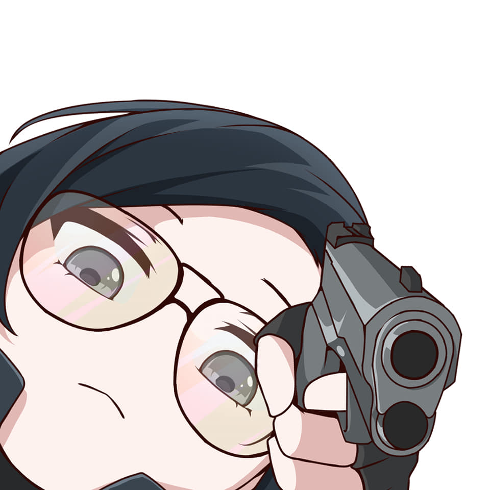 1girl, aiming, aiming_at_viewer, black-framed_eyewear, black_gloves, black_hair, call_of_duty, call_of_duty:_black_ops_cold_war