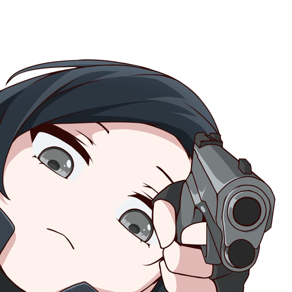 1girl, aiming, aiming_at_viewer, black_gloves, black_hair, call_of_duty, call_of_duty:_black_ops_cold_war, call_of_duty:_mobile