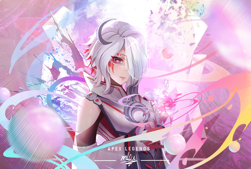1girl, absurdres, animification, apex_legends, blood_moon_catalyst, catalyst_(apex_legends), chinese_commentary, clothing_cutout