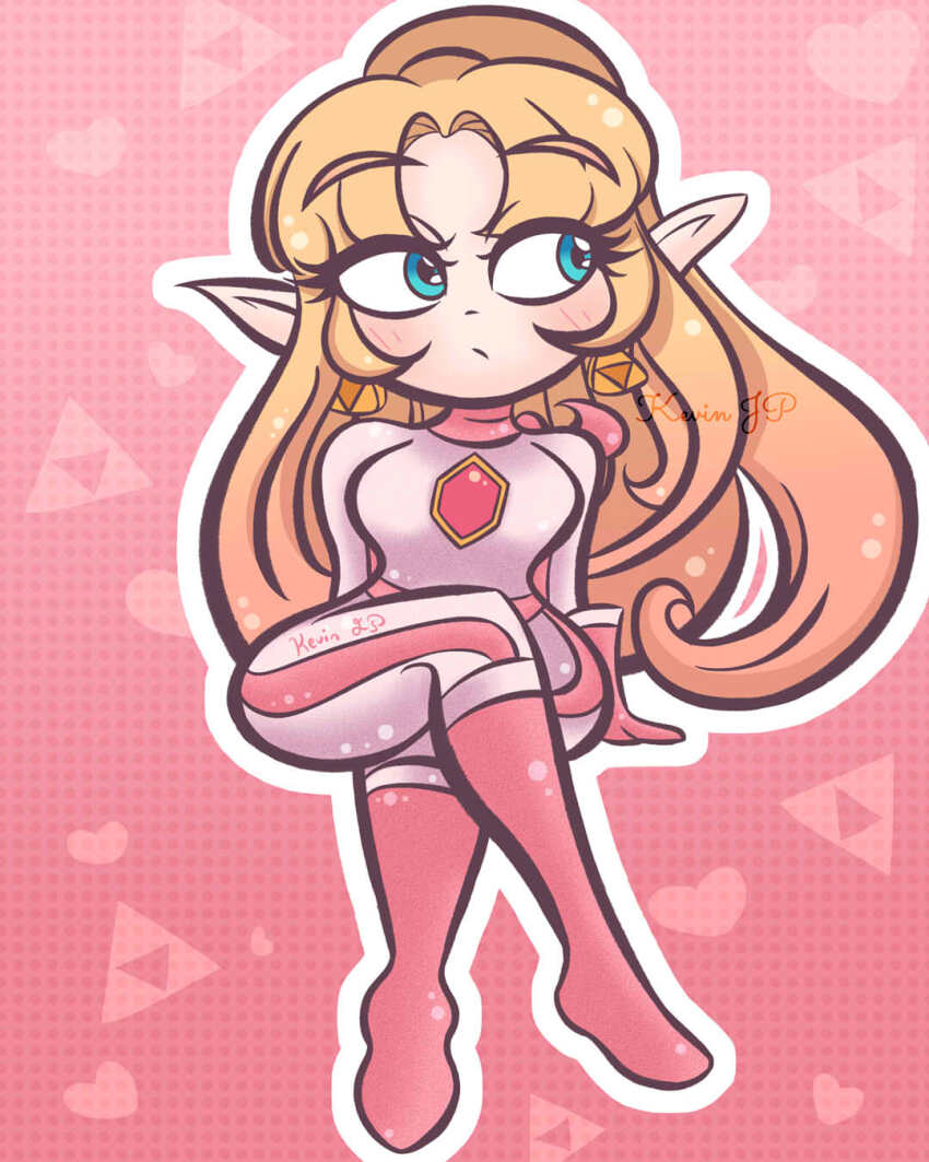 1girl, artist_name, bandana, biker_clothes, bikesuit, blonde_hair, blue_eyes, blush