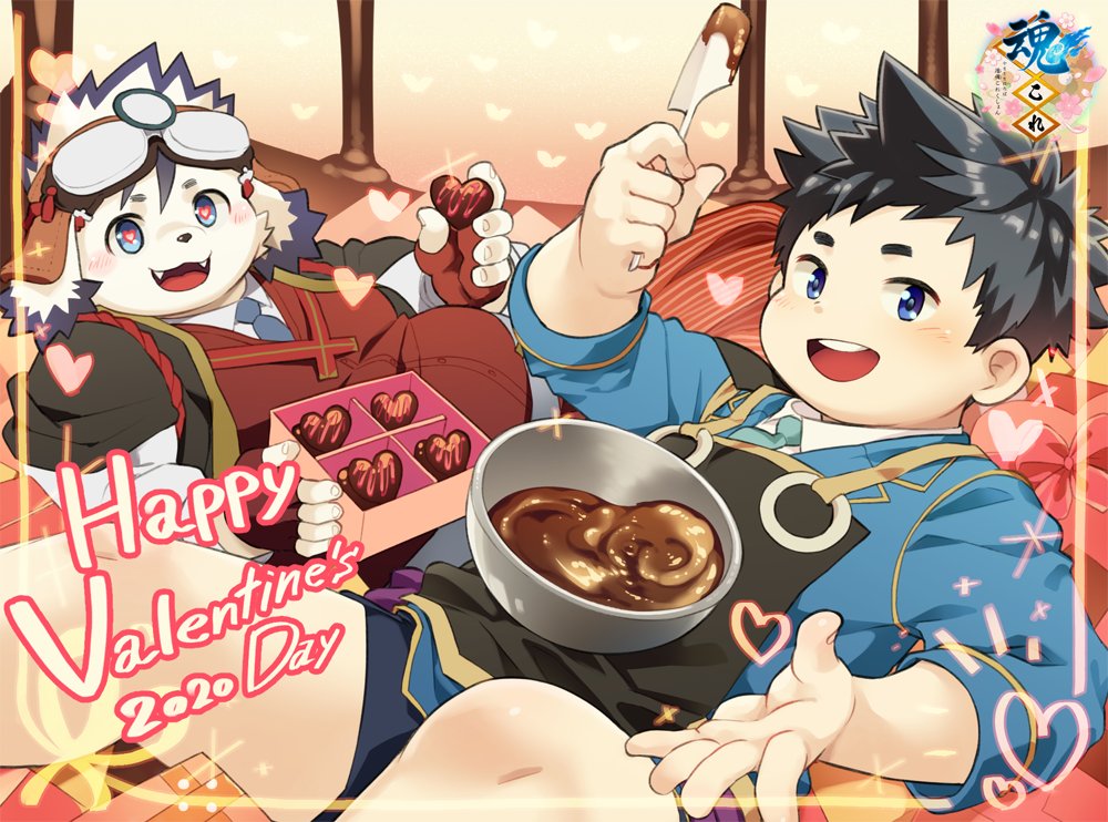 bowl, candy, character_request, child, chocolate, chocolate_drip, chocolate_heart, fecho_kouta_(nikubo)