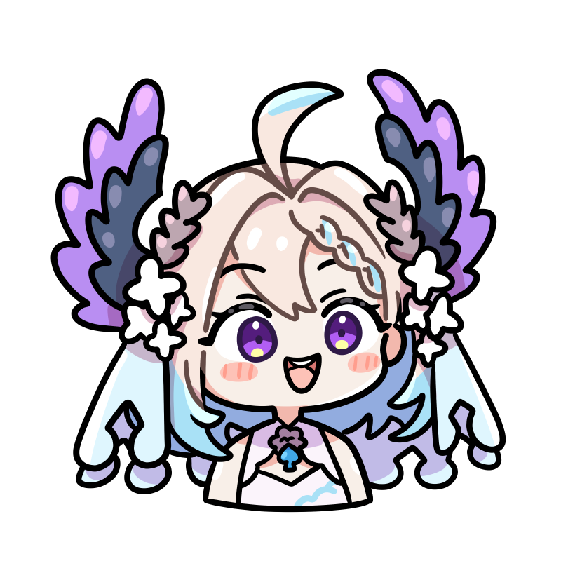 1girl, ahoge, chibi, cropped_torso, enna_alouette, enna_alouette_(anniversary_dress), light_brown_hair, looking_at_viewer