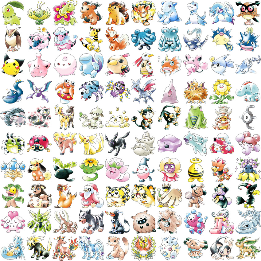 1990s_(style), :3, :d, :i, ampharos, animon_(evolved_ditto), aqua_(pokemon), aquaria