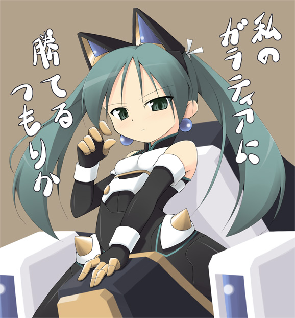 1girl, animal_ears, brown_background, cat_ears, fake_animal_ears, female_focus, kagura_yuuki, pygmalion