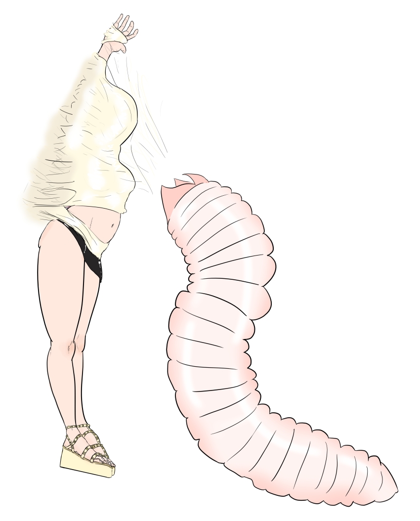 1girl, absurdres, bdsm, bondage, bound, caught, constriction, echidna_wars_dx