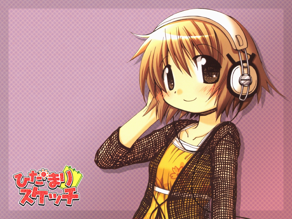 headphones, hidamari_sketch, rp-htx7, tagme, yuno_(hidamari_sketch)