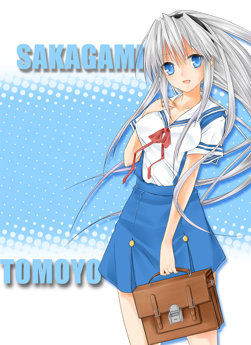 00s, bad_id, bad_pixiv_id, bag, blue_eyes, clannad, hairband, long_hair