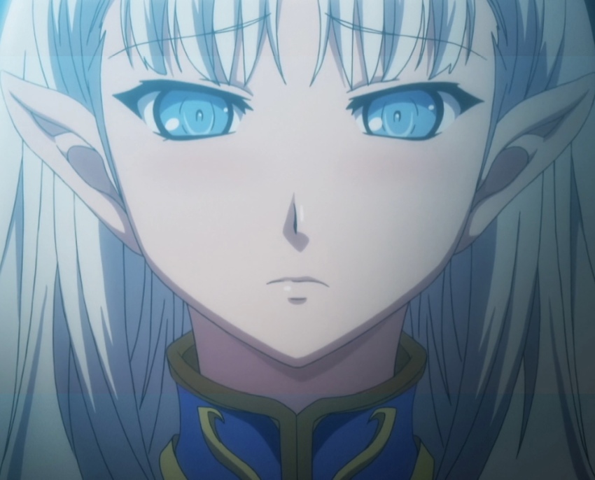 1girl, blue_eyes, blush, collared_shirt, highres, pandra, raised_eyebrows, shirley_(shiro)_white