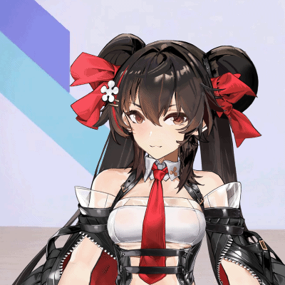 1girl, animated, animated_gif, artist_request, blush, breasts, brown_eyes, brown_hair, detached_collar, detached_sleeves, fellatio_gesture, girls'_frontline, girls'_frontline_neural_cloud, grin, hair_between_eyes, handjob_gesture, jiangyu_(neural_cloud), live2d, long_hair, lowres, medium_breasts, necktie, official_art, open_mouth, smile, smug, solo, twintails, type_97_(girls'_frontline), very_long_hair