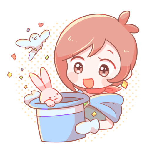 1girl, :d, ace_attorney, animal, bird, blue_hat, brown_eyes, brown_hair