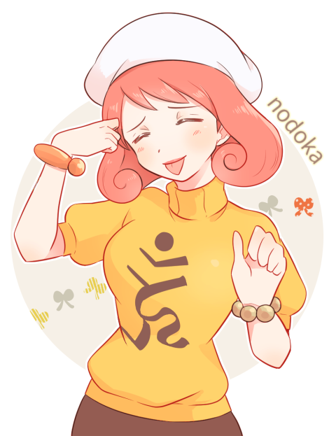 1girl, ace_attorney, bead_bracelet, beads, beret, blush, bracelet, capcom