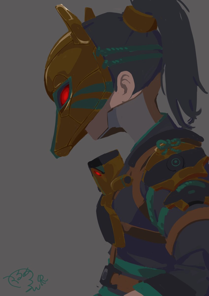 1girl, absurdres, apex_legends, black_hair, black_jacket, chest_harness, commentary, english_commentary