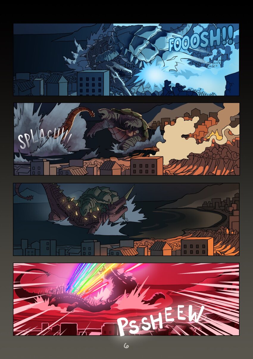 alex_alcanter, barugon, blue_fire, blue_plasma, cutting, daiei_film, daiei_motion_picture, destruction