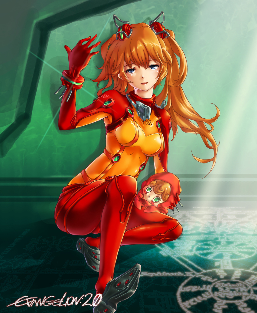 00s, 1girl, blue_eyes, bodysuit, doll, evangelion:_2.0_you_can_(not)_advance, female_focus, highres