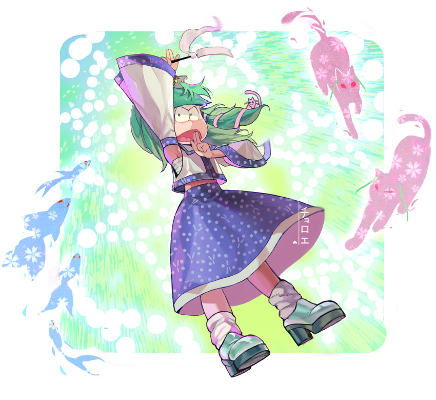 176feet, 1boy, blue_dress, blue_skirt, chest_sarashi, clothing_cutout, collared_shirt, cosplay