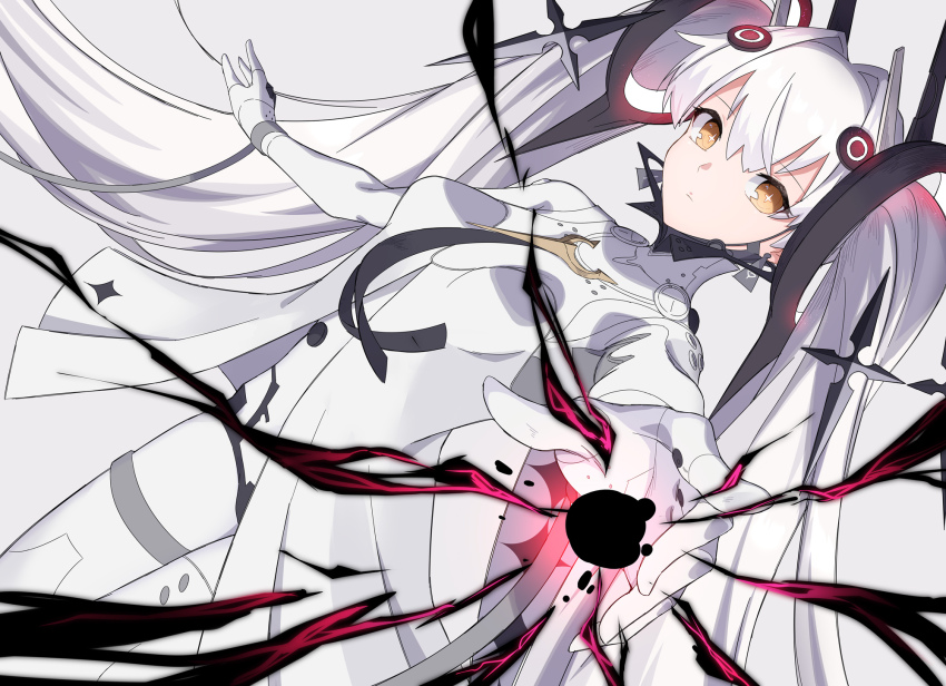 1girl, berudora, black_necktie, bodysuit, bracelet, breasts, closed_mouth, cross-shaped_pupils