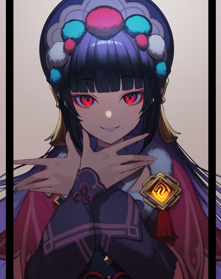 1girl, absurdres, bonnet, capelet, commentary_request, dress, ebibi_chiriri, eyelashes