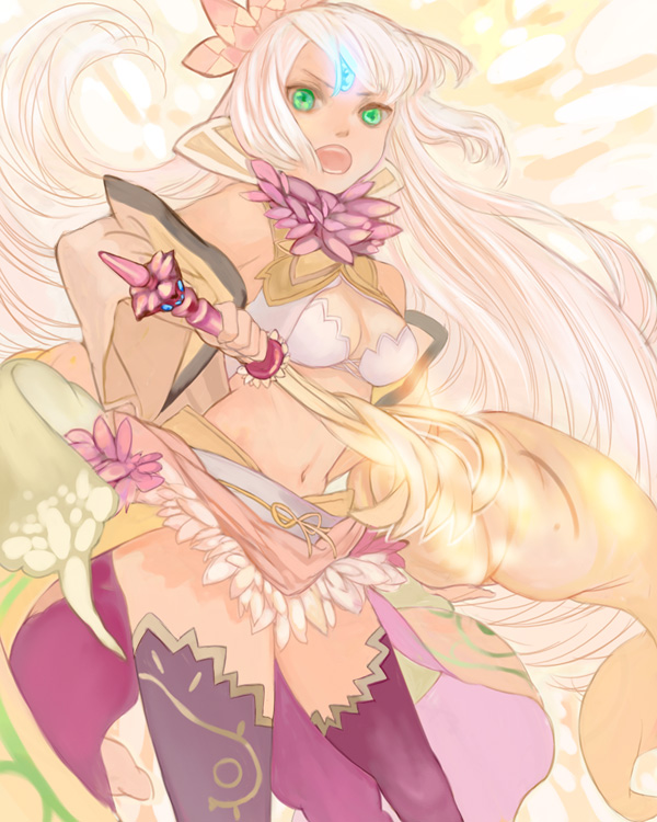 3838383, bad_id, bad_pixiv_id, breasts, green_eyes, inaruna, long_hair, luminous_arc