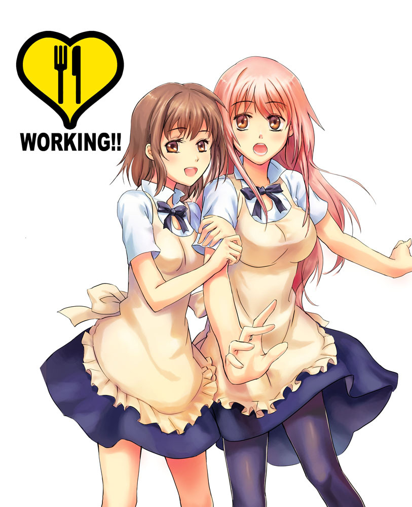 1boy, 1girl, arm_grab, blush, brother_and_sister, brown_eyes, brown_hair, crossdressing