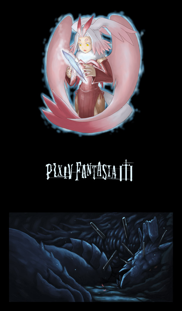 1girl, bad_id, bad_pixiv_id, cararina, death, detached_sleeves, dragon, fang