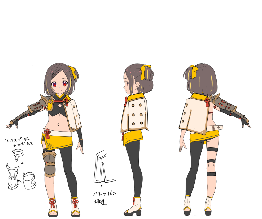 1girl, armor, arms_at_sides, black_bra, blonde_hair, bra, braid, bridal_gauntlets