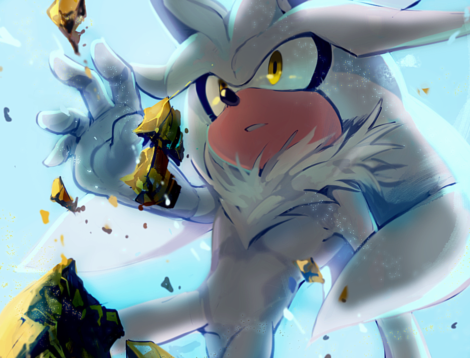 1boy, animal_ears, animal_nose, arm_up, blue_sky, body_fur, bracelet, flying