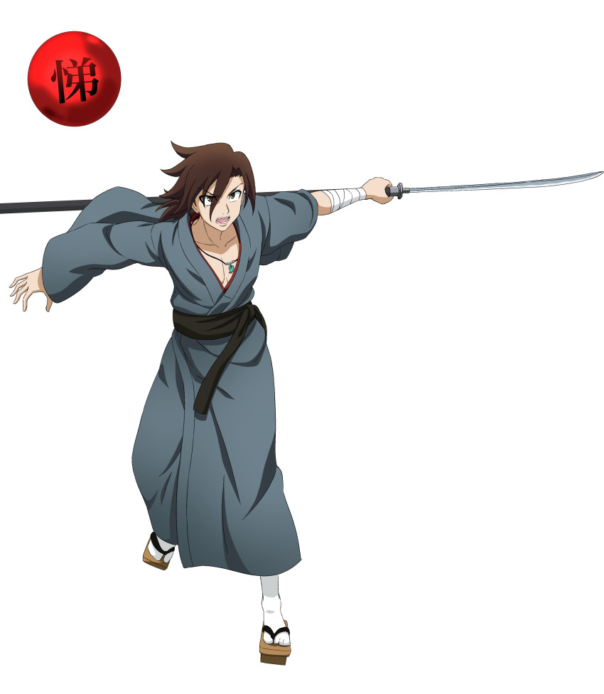 absurdres, brotherfood, cosplay, fuyuzora_kogarashi, highres, inuta_kobungo_yasuyori, inuta_kobungo_yasuyori_(cosplay), key_(gaigaigai123), naginata, nansou_satomi_hakkenden, polearm, weapon, yuragisou_no_yuuna-san