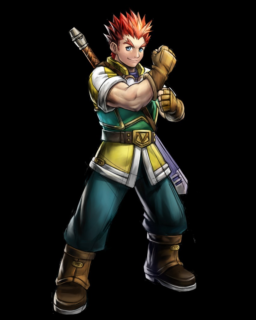 1boy, blue_eyes, camelot, full_body, gloves, golden_sun, golden_sun:_dark_dawn, highres