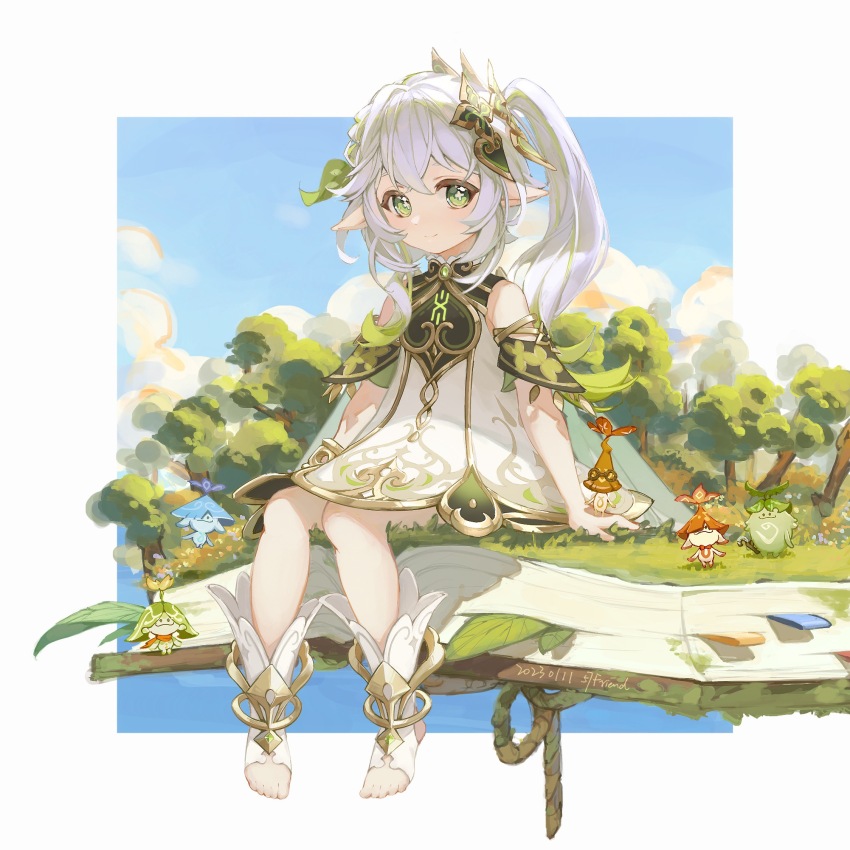 1girl, 57friend, arabalika_(genshin_impact), arama_(genshin_impact), aranakin_(genshin_impact), aranara_(genshin_impact), arapandu_(genshin_impact), ararycan_(genshin_impact)