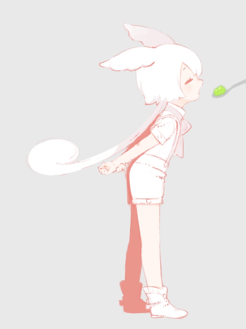 1girl, 1other, alternate_hair_color, arms_behind_back, boots, bow, bowtie, closed_eyes