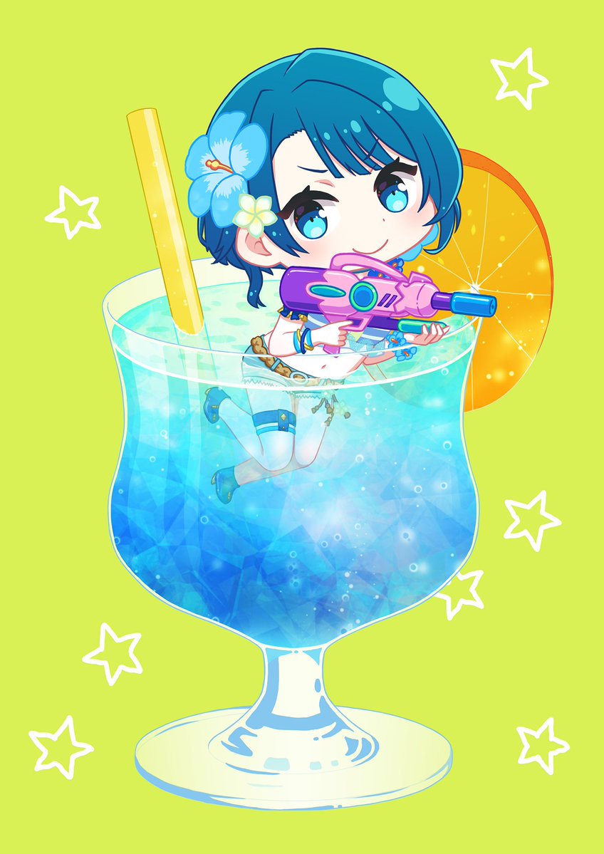 >:), 1girl, aizawa_kazuha, arm_garter, assault_lily, belt, belt_buckle, bikini