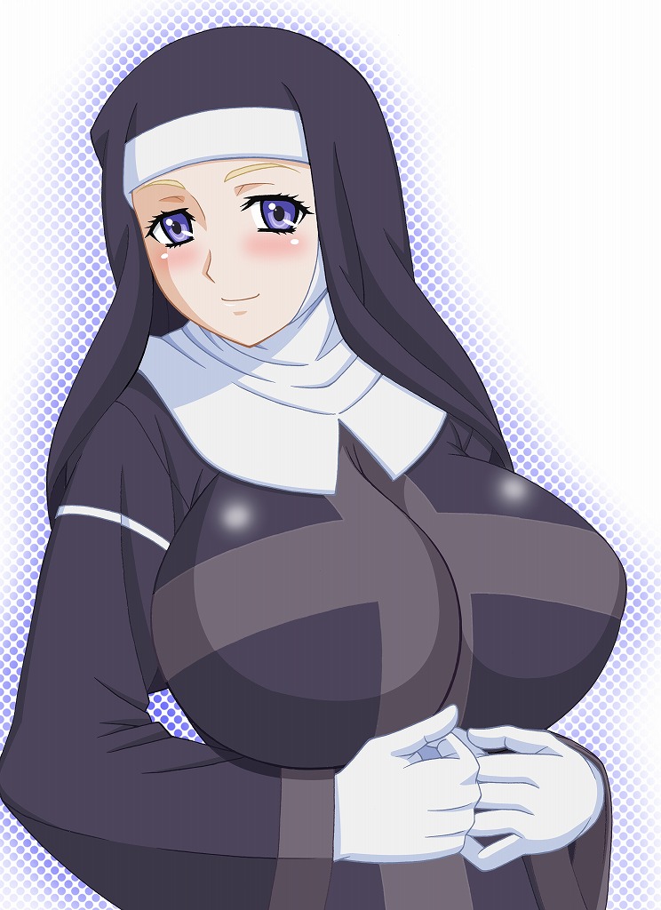 1girl, black_headwear, black_robe, blue_eyes, blush, breasts, closed_mouth, commentary_request